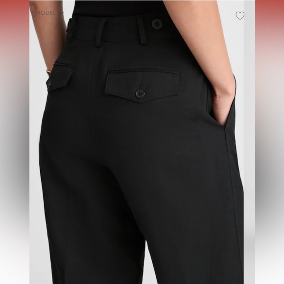 Madewell High-Rise Barrel-Leg Pants - Picture 3 of 6